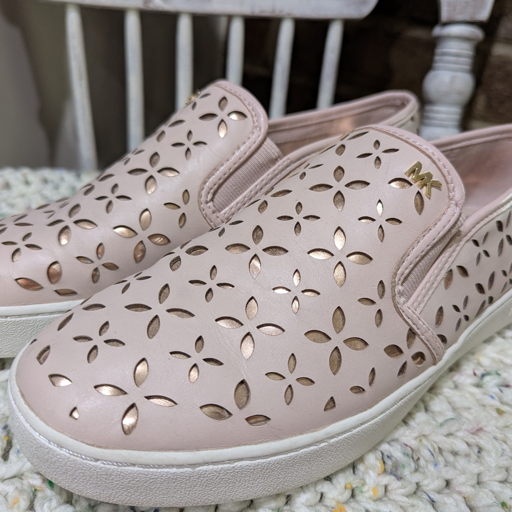 Michael Kors Pink Slip-On Women's Shoes